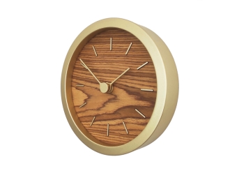 Изображение №4 | Часы настенные Bronco «Gracie» XS (золотистый, дерево)