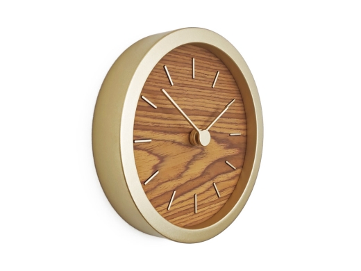 Изображение №3 | Часы настенные Bronco «Gracie» XS (золотистый, дерево)