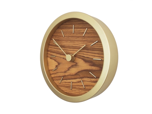 Изображение №4 | Часы настенные Bronco «Gracie» XS (золотистый, дерево)