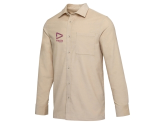 Изображение №4 | Рубашка вельветовая «Alum», унисекс XS (бежевый)