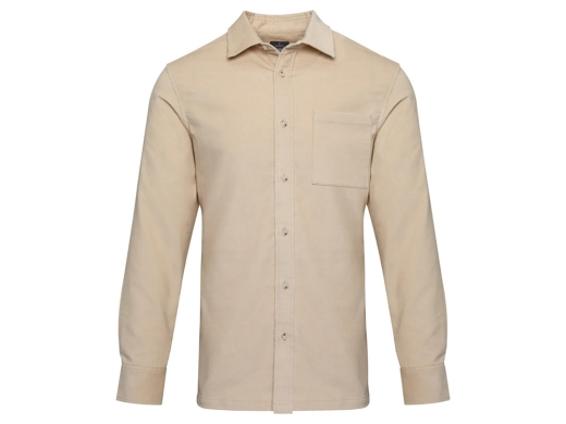 Изображение №2 | Рубашка вельветовая «Alum», унисекс XS (бежевый)