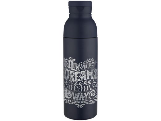 Изображение №7 | Бутылка «Illuminate» с вакуумной изоляцией и 3 крышками (темно-синий)