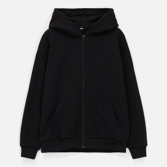 Изображение №1 | Толстовка унисекс оверсайз Sartoro, черная, размер XS/S