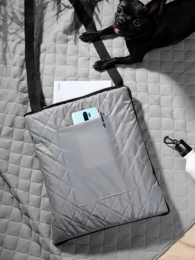 Изображение №5 | Плед для пикника Soft & Dry, серый