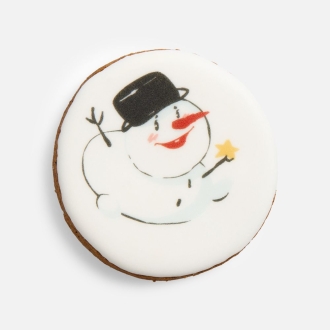 Изображение №1 | Печенье имбирное «Снеговик»