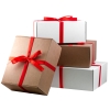 Изображение №4 | Подарочная лента для большой универсальной подарочной коробки, красная