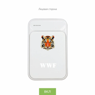 Изображение №6 | Внешний аккумулятор с подсветкой Старлайт PB (Starlight PB) 5000 mAh, белый