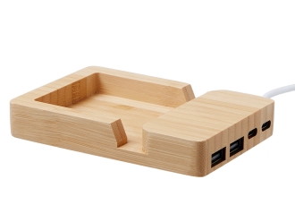 Изображение №9 | USB-хаб «Memo», 2*USB, 2*Type C (натуральный)