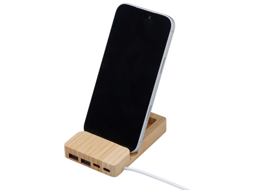 Изображение №4 | USB-хаб «Memo», 2*USB, 2*Type C (натуральный)