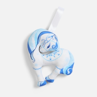 Изображение №1 | Мягкая игрушка — подвеска «Снежка»