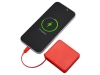 Изображение №3 | Внешний аккумулятор со встроенным кабелем USB-C «Дэнси», 5000 мАч (красный)