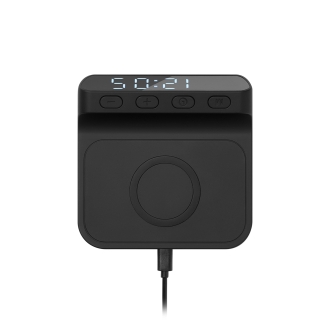 Изображение №3 | Зарядная станция с часами 15W Ригель (Rigel), черная