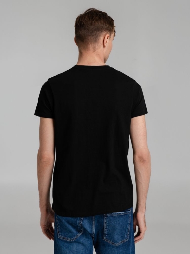 Изображение №7 | Футболка мужская Regent Fit 150, черная, размер S