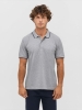 Изображение №4 | Рубашка поло унисекс Palermo, черная с белым, размер S