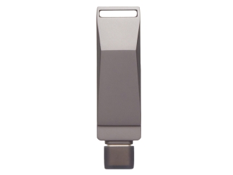 Изображение №5 | Флешка 64 ГБ USB Type-C и USB 3.0 «Тесла» (темно-серый)