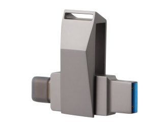 Изображение №8 | Флешка 64 ГБ USB Type-C и USB 3.0 «Тесла» (темно-серый)
