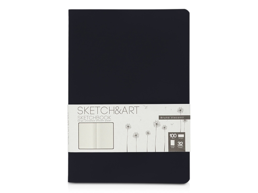 Изображение №1 | Скетчбук «Sketch & Art» 100 г/м2, soft-touch (черный)