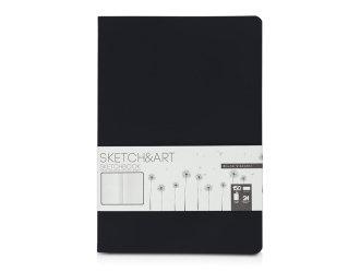 Изображение №1 | Скетчбук «Sketch & Art» 150 г/м2, soft-touch (черный)