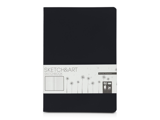 Изображение №1 | Скетчбук «Sketch & Art» 150 г/м2, soft-touch (черный)