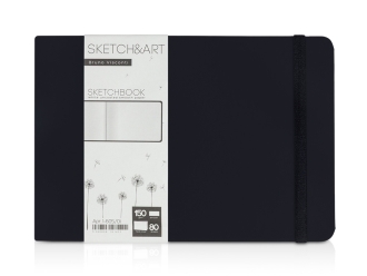 Изображение №1 | Скетчбук «Sketch & Art» 150 г/м2, soft-touch (черный)