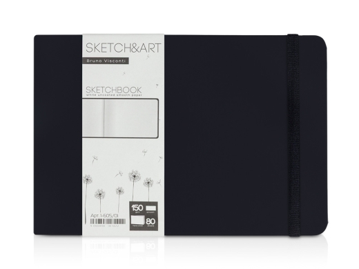 Изображение №1 | Скетчбук «Sketch & Art» 150 г/м2, soft-touch (черный)