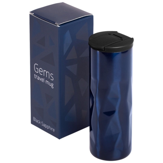 Изображение №5 | Термостакан Gems Black Sapphire, черный сапфир (синий)