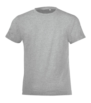 Изображение №1 | Футболка детская Regent Fit Kids, серый меланж, на рост 96-104 см (4 года)