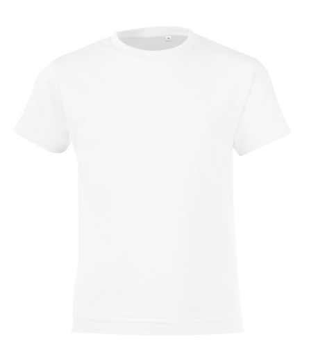 Изображение №1 | Футболка детская Regent Fit Kids, белая, на рост 130-140 см (10 лет)