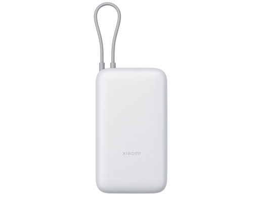 Изображение №3 | Внешний аккумулятор с встроенным кабелем Xiaomi Power Bank (Integrated Cable), 20000 мАч (светло-серый)