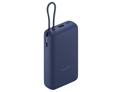 Изображение №2 | Внешний аккумулятор со встроенным кабелем Xiaomi 33W Power Bank (Integrated Cable), 20000 мАч (синий)