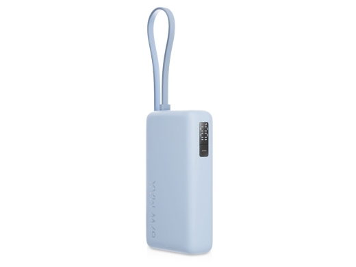 Изображение №1 | Внешний аккумулятор со встроенным кабелем Xiaomi 67W Power Bank (Integrated Cable), 10000 мАч (голубой)