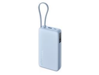 Изображение №1 | Внешний аккумулятор со встроенным кабелем Xiaomi 67W Power Bank (Integrated Cable), 20000 мАч (голубой)