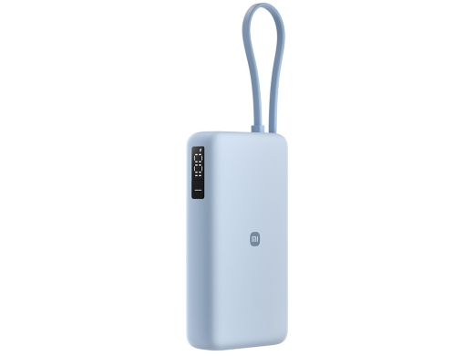 Изображение №2 | Внешний аккумулятор со встроенным кабелем Xiaomi 67W Power Bank (Integrated Cable), 20000 мАч (голубой)