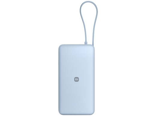 Изображение №3 | Внешний аккумулятор со встроенным кабелем Xiaomi 67W Power Bank (Integrated Cable), 20000 мАч (голубой)