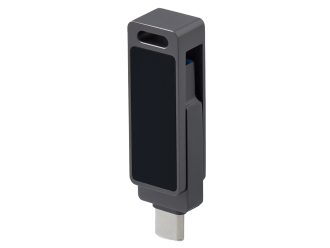Изображение №5 | USB3.0/ Type-C флешка 2в1 на 64 ГБ «Спинлайт» с подсветкой (темно-серый)