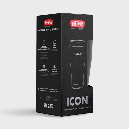Изображение №7 | Термокружка Icon 470, черная