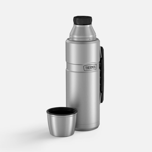 Изображение №4 | Термос King 1200, серебристый (стальной)