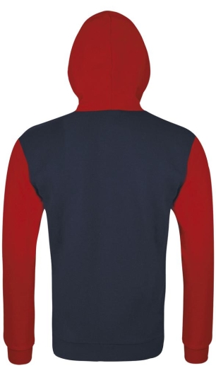 Изображение №2 | Толстовка на молнии Silver 280 темно-синяя с красным, размер XS