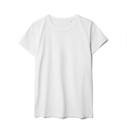 Изображение №1 | Футболка женская T-bolka Stretch Lady, белая, размер S