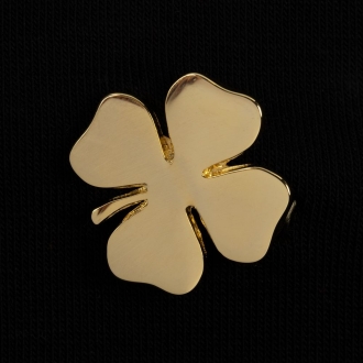 Изображение №5 | Шильдик «Счастливый клевер», золотистый