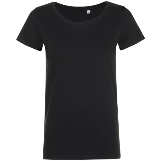 Изображение №1 | Футболка женская Mia черная, размер S