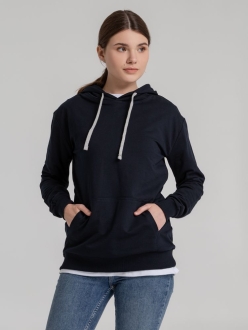 Изображение №7 | Толстовка с капюшоном Unit Kirenga темно-синяя, размер XS