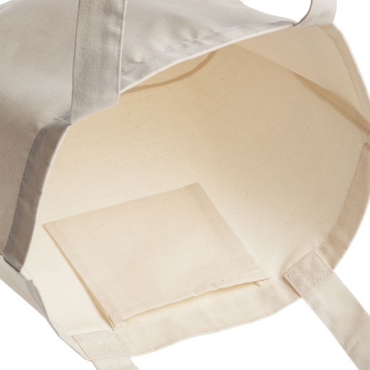 Изображение №4 | Холщовая сумка Shopaholic, неокрашенная