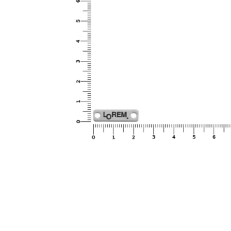 Изображение №2 | Шильдик металлический Alfa Liten, серебристый