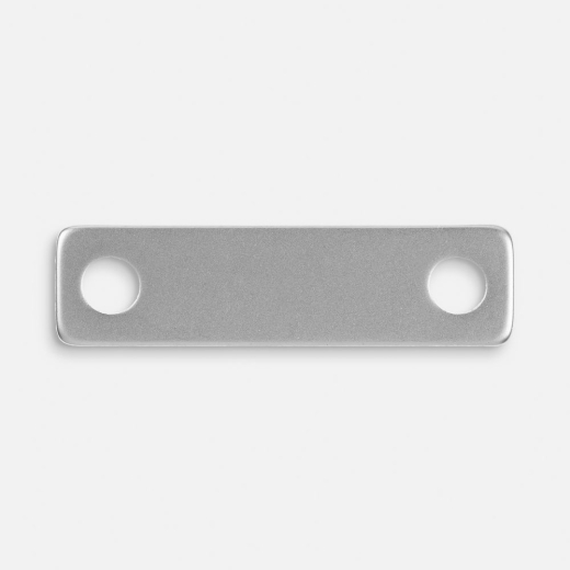 Изображение №1 | Шильдик металлический Alfa Liten, серебристый