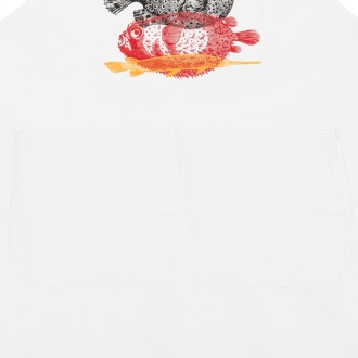 Изображение №2 | Фартук «Морские обитатели», белый