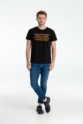 Изображение №5 | Футболка «Шут», черная, размер S