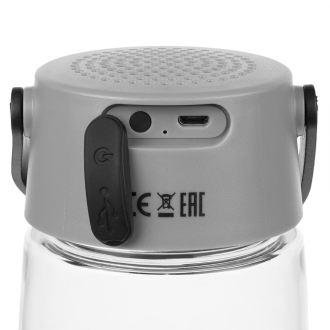 Изображение №5 | Бутылка для воды Torsta Light с колонкой и светильником, серая