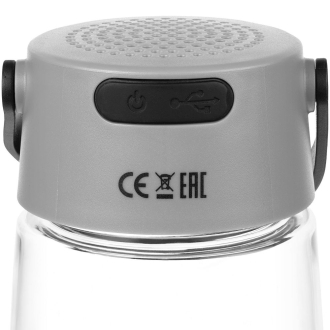 Изображение №6 | Бутылка для воды Torsta Light с колонкой и светильником, серая