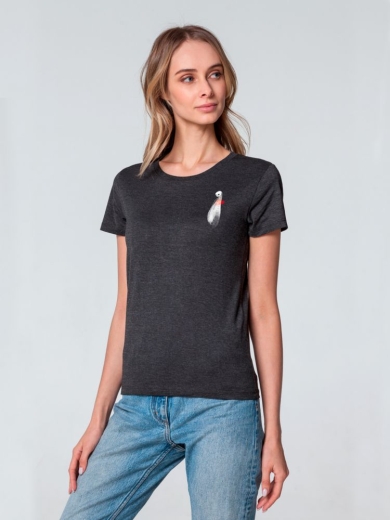 Изображение №1 | Футболка женская Ghost of Love, черная, размер S